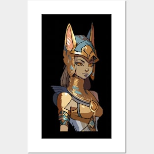 Bastet Feline Protector Posters and Art